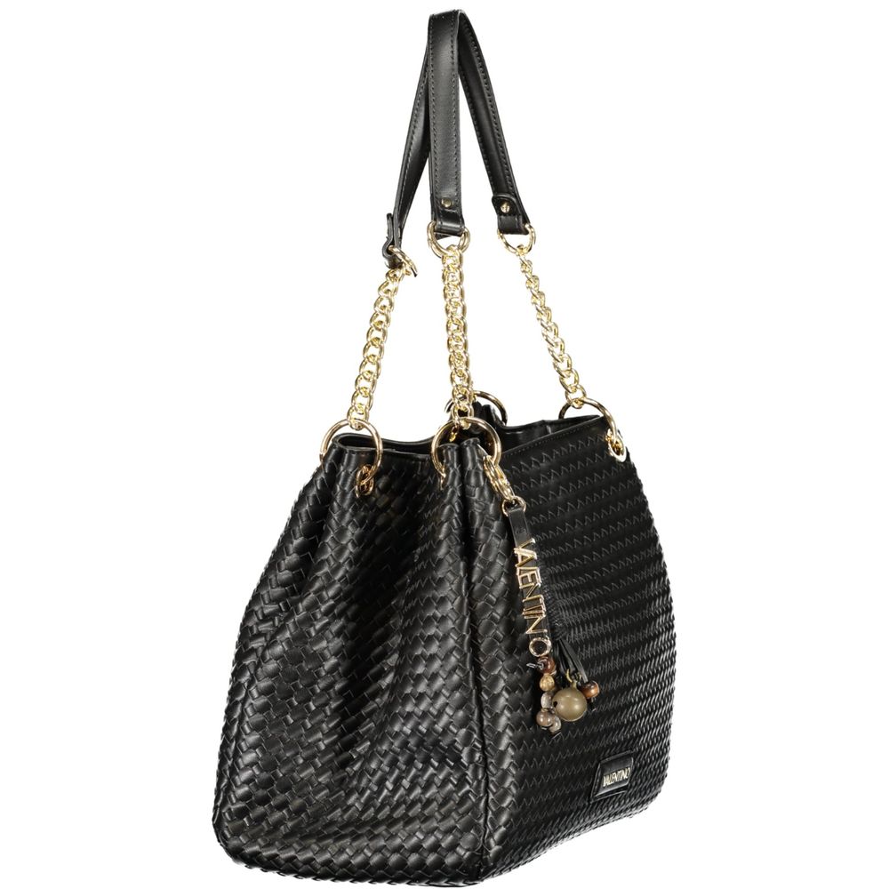 Mario Valentino Nero Polyurethane Women's Bag | Regal Royce