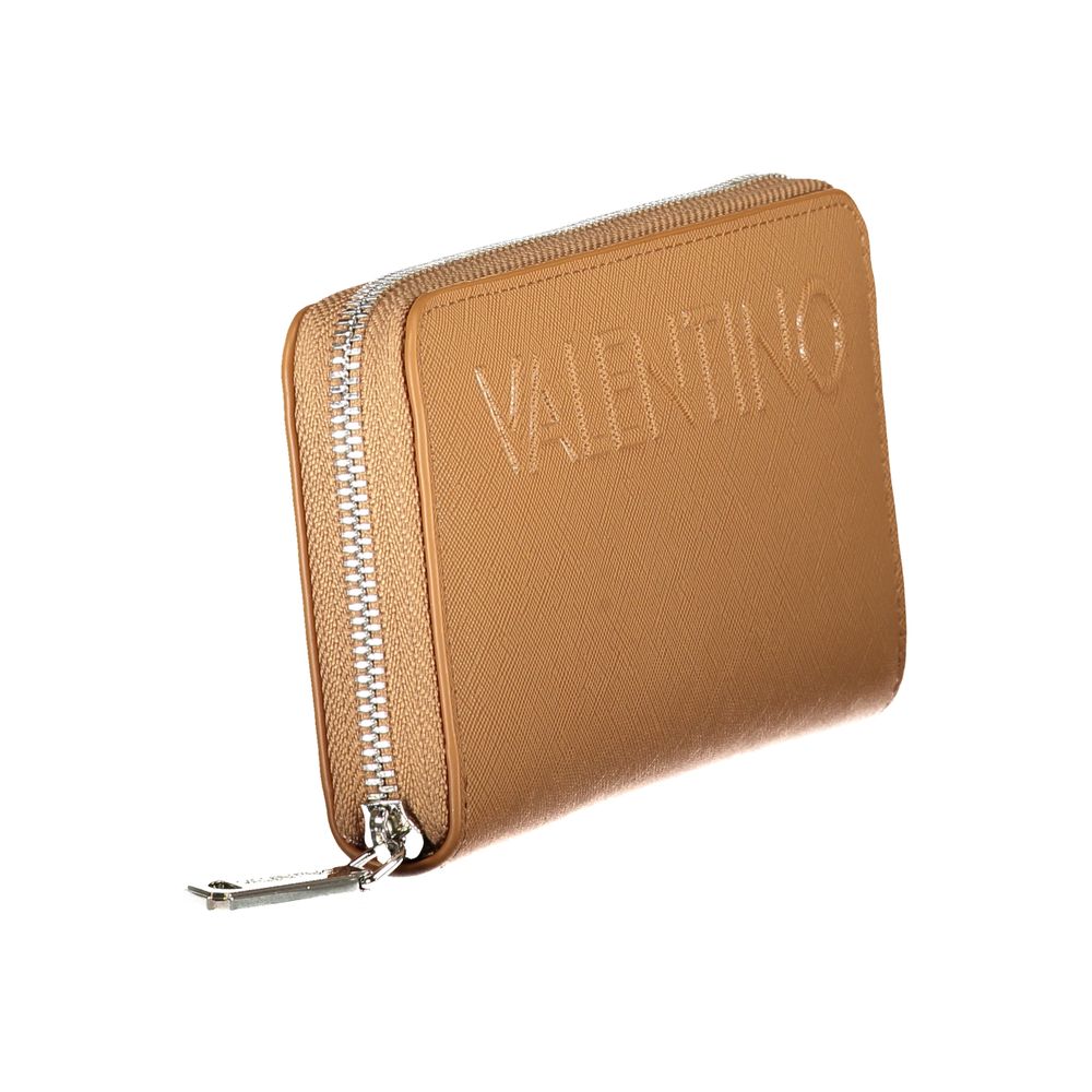 Mario Valentino Brown Polyurethane Women's Wallet | Regal Royce