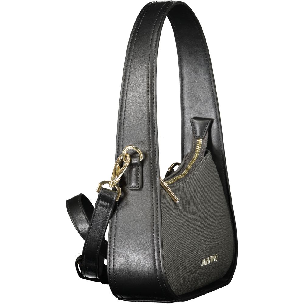 Mario Valentino Black Polyurethane Women's Bag | Regal Royce