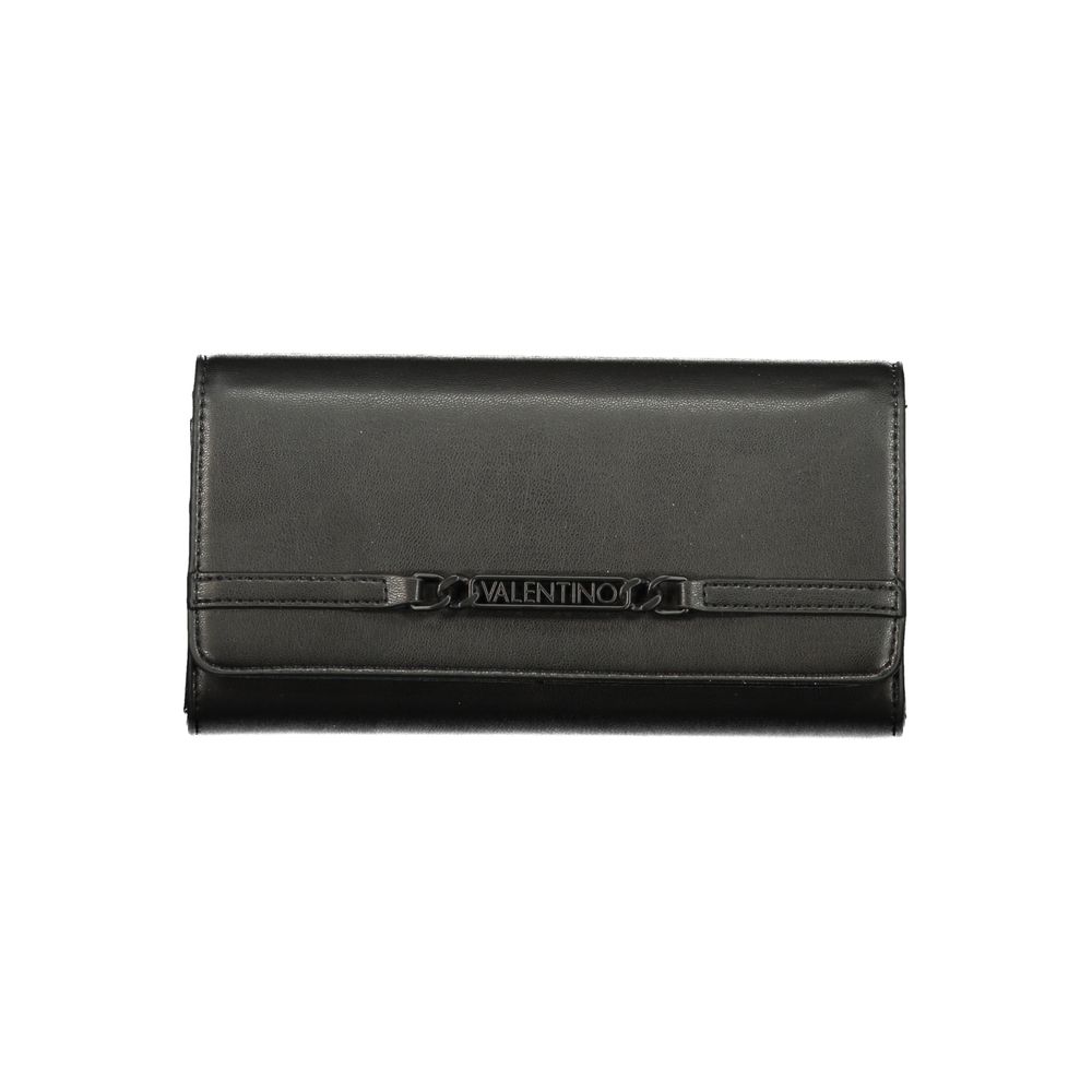 Mario Valentino Nero Polyurethane Women's Wallet | Regal Royce
