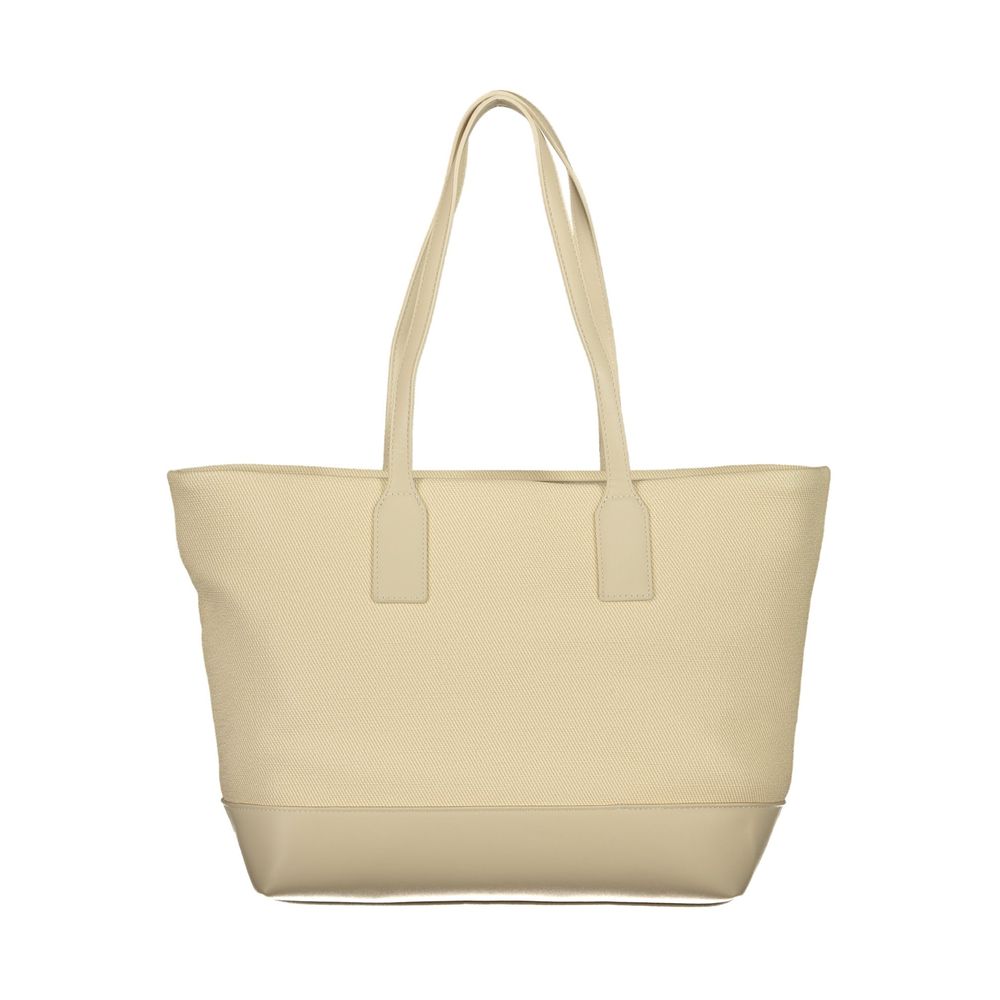 Mario Valentino Beige Polyurethane Womens Bag | Regal Royce