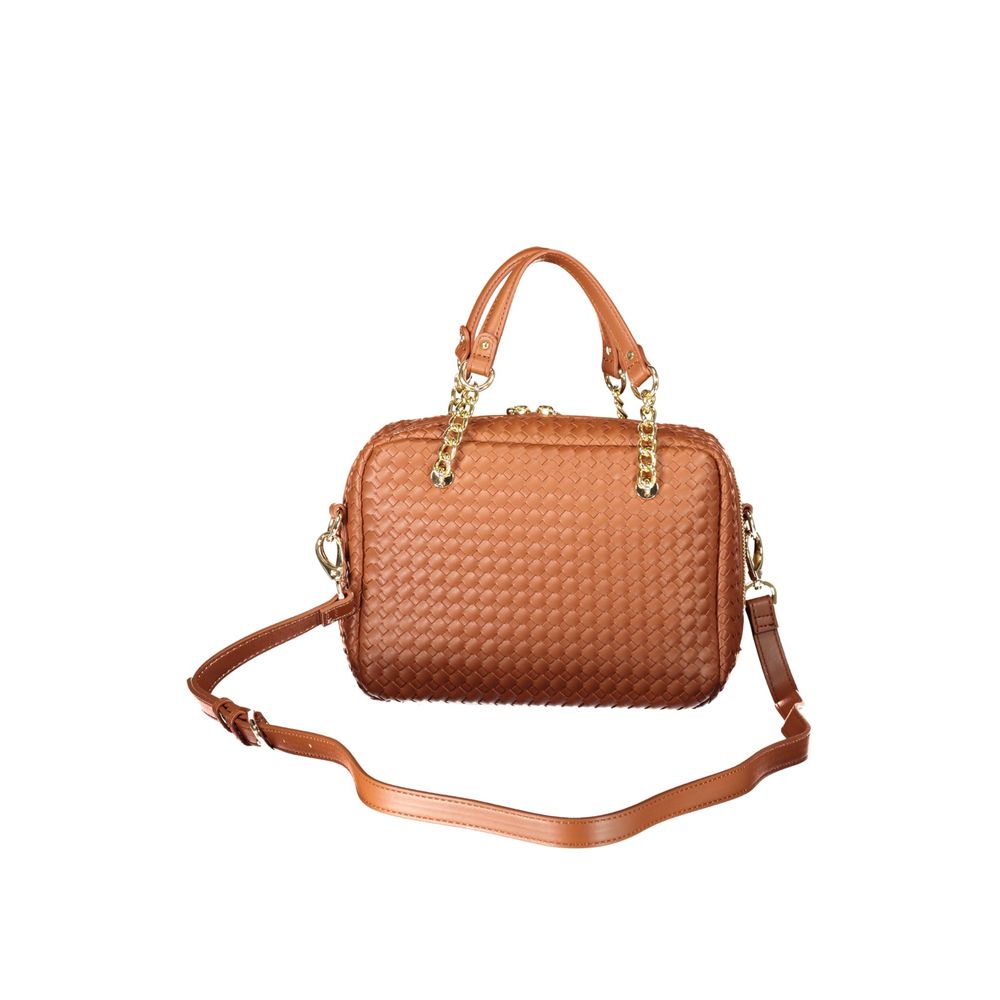 Mario Valentino Brown Polyurethane Women's Bag | Regal Royce