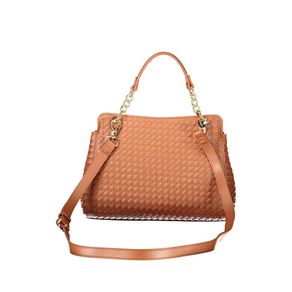 Mario Valentino Brown Polyurethane Women Bag | Regal Royce