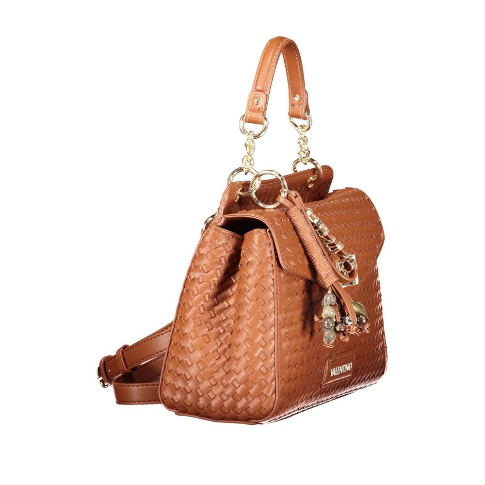 Mario Valentino Brown Polyurethane Women Bag | Regal Royce