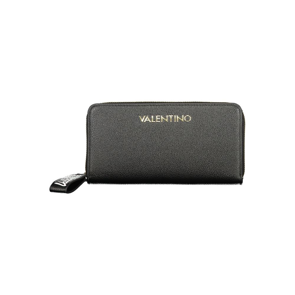 Mario Valentino Black Polyurethane Women's Wallet | Regal Royce