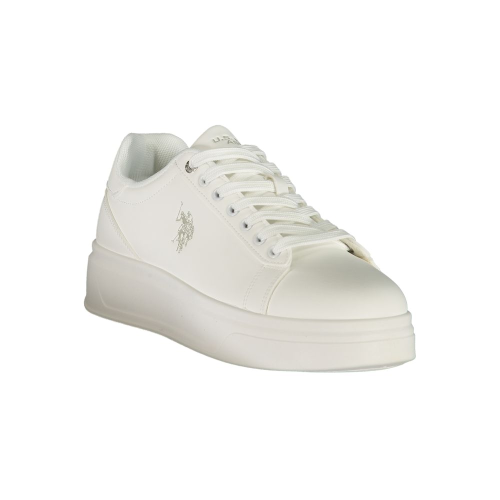 U.S. POLO ASSN. Bianco Polyurethane Uomo Sneaker | Regal Royce