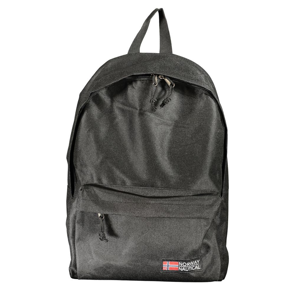 Norway 1963 Black Polyester Men's Backpack | Regal Royce