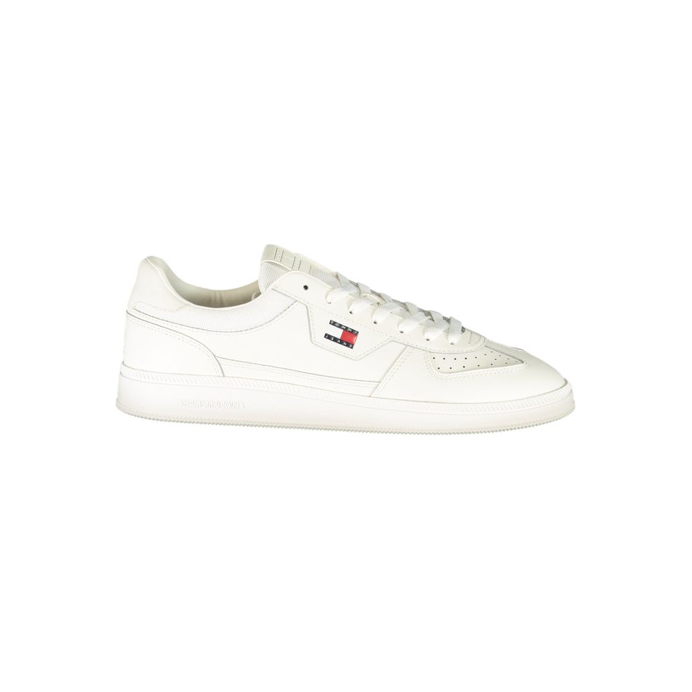 Tommy Hilfiger White Polyurethane Men's Sneaker | Regal Royce