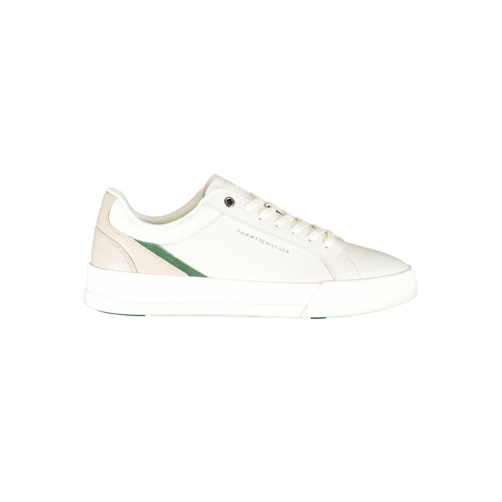 Tommy Hilfiger Bianco Polyurethane Uomo Sneaker | Regal Royce