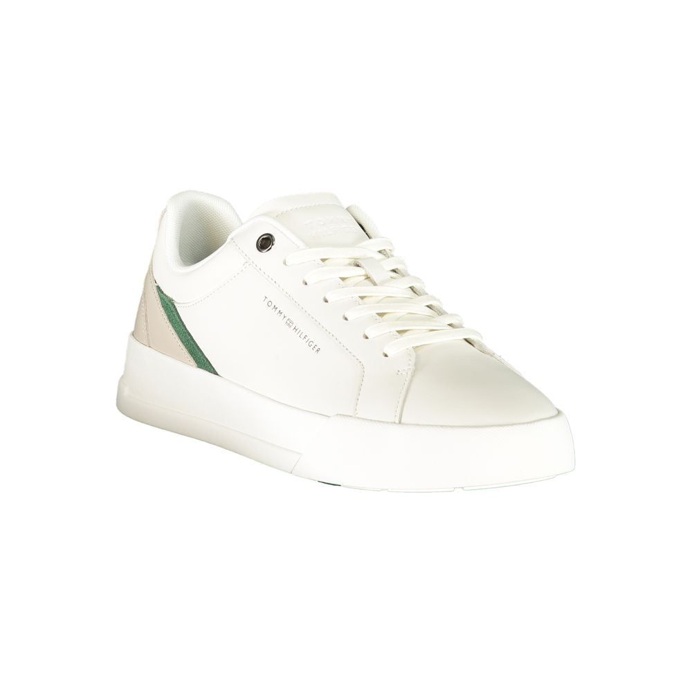 Tommy Hilfiger Bianco Polyurethane Uomo Sneaker | Regal Royce