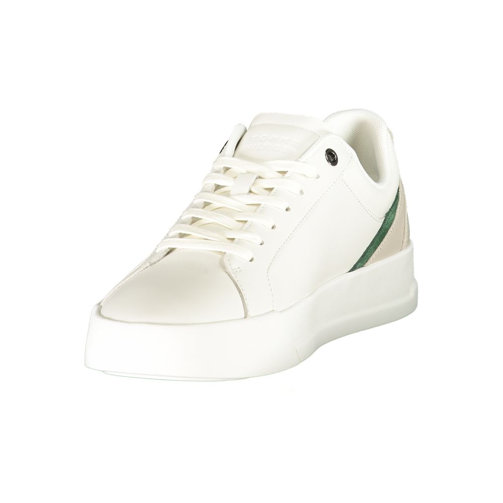 Tommy Hilfiger Bianco Polyurethane Uomo Sneaker | Regal Royce