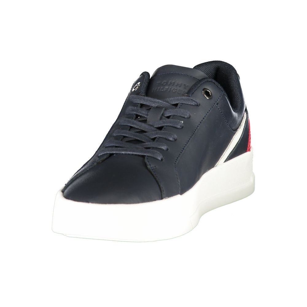 Tommy Hilfiger Blue Polyester Athletic Sneakers | Regal Royce