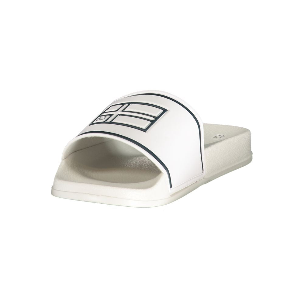 Norway 1963 White Polyurethane Men's Slipper | Regal Royce
