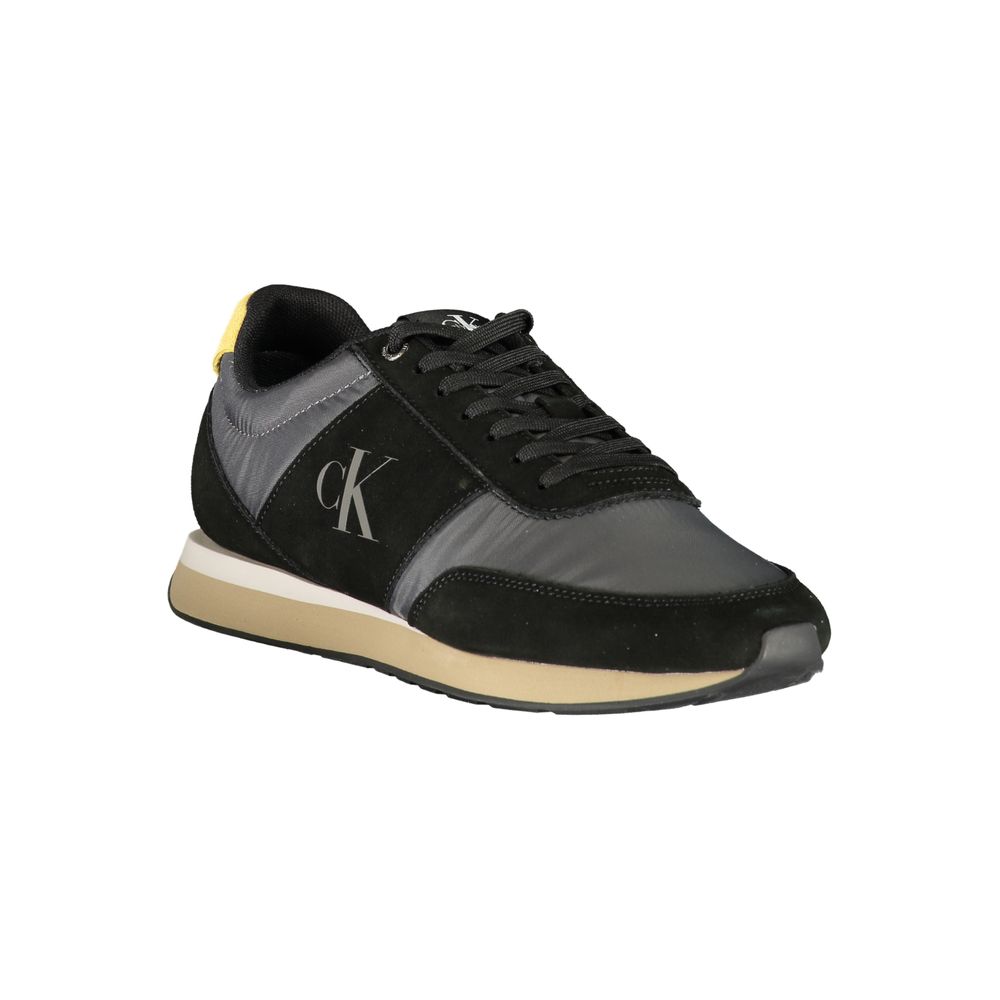 Calvin Klein Black Polyester Men's Sneaker | Regal Royce