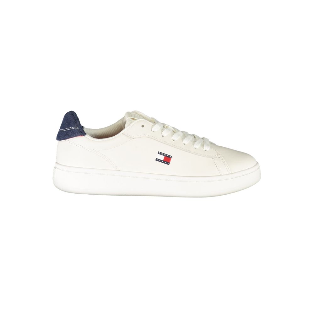 Tommy Hilfiger Bianco Polyurethane Women's Sneaker | Regal Royce
