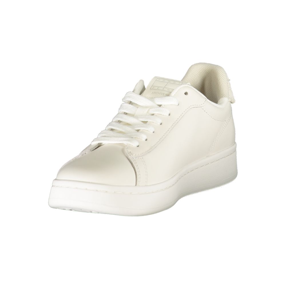 Tommy Hilfiger Bianco Polyurethane Women's Sneaker | Regal Royce
