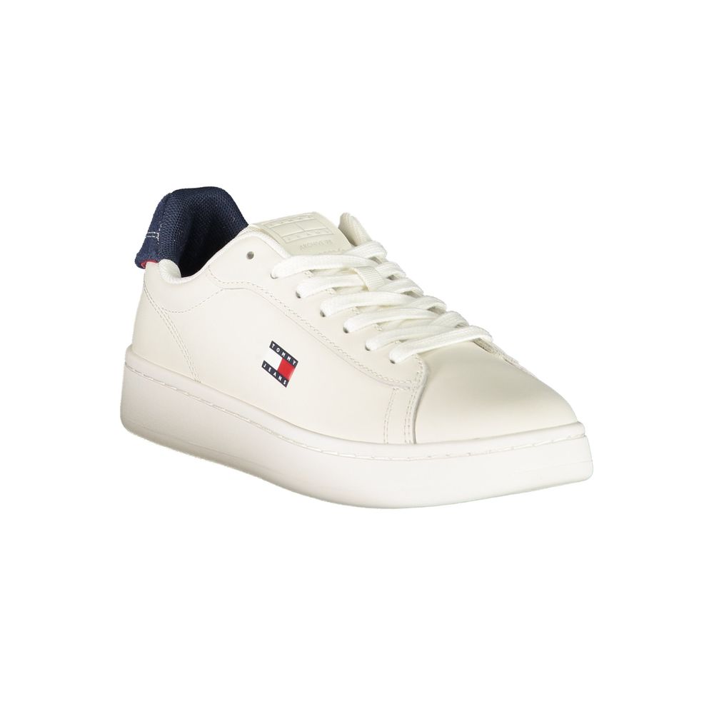 Tommy Hilfiger Bianco Polyurethane Women's Sneaker | Regal Royce