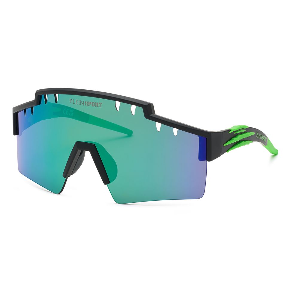 Plein Sport Black Injected Sunglasses | Regal Royce