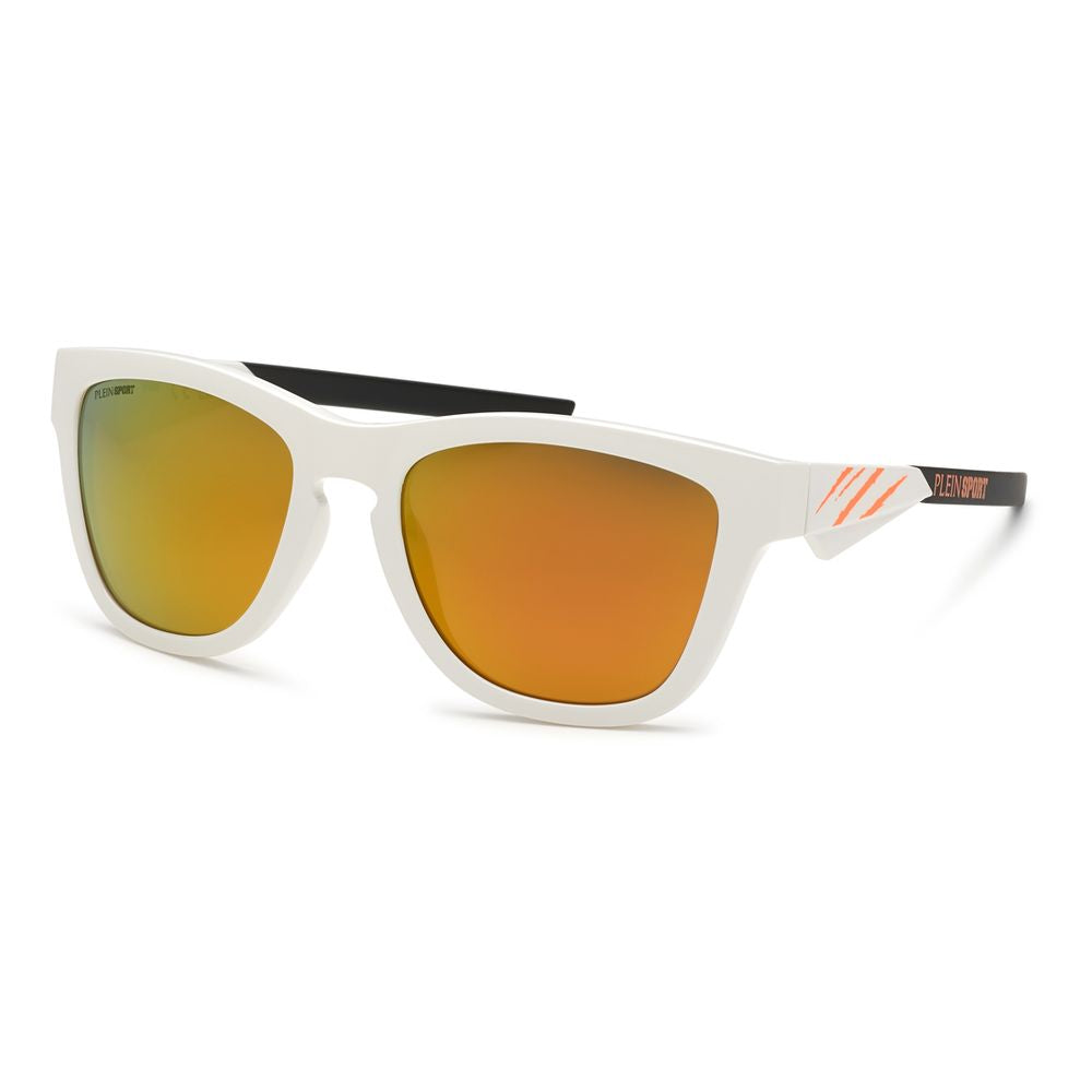 Plein Sport White Injected Sunglasses | Regal Royce