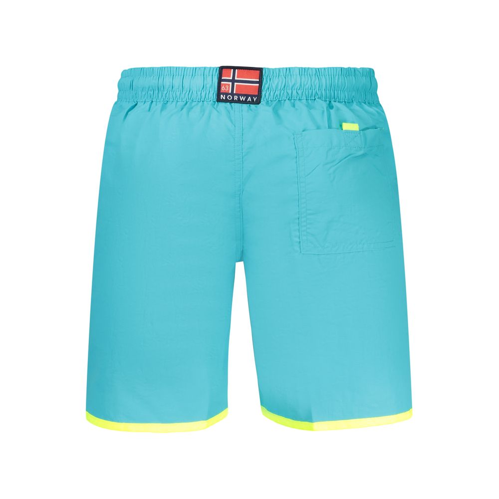 Norway 1963 Azzurro Polyamide Men's Swimwear Shorts | Regal Royce
