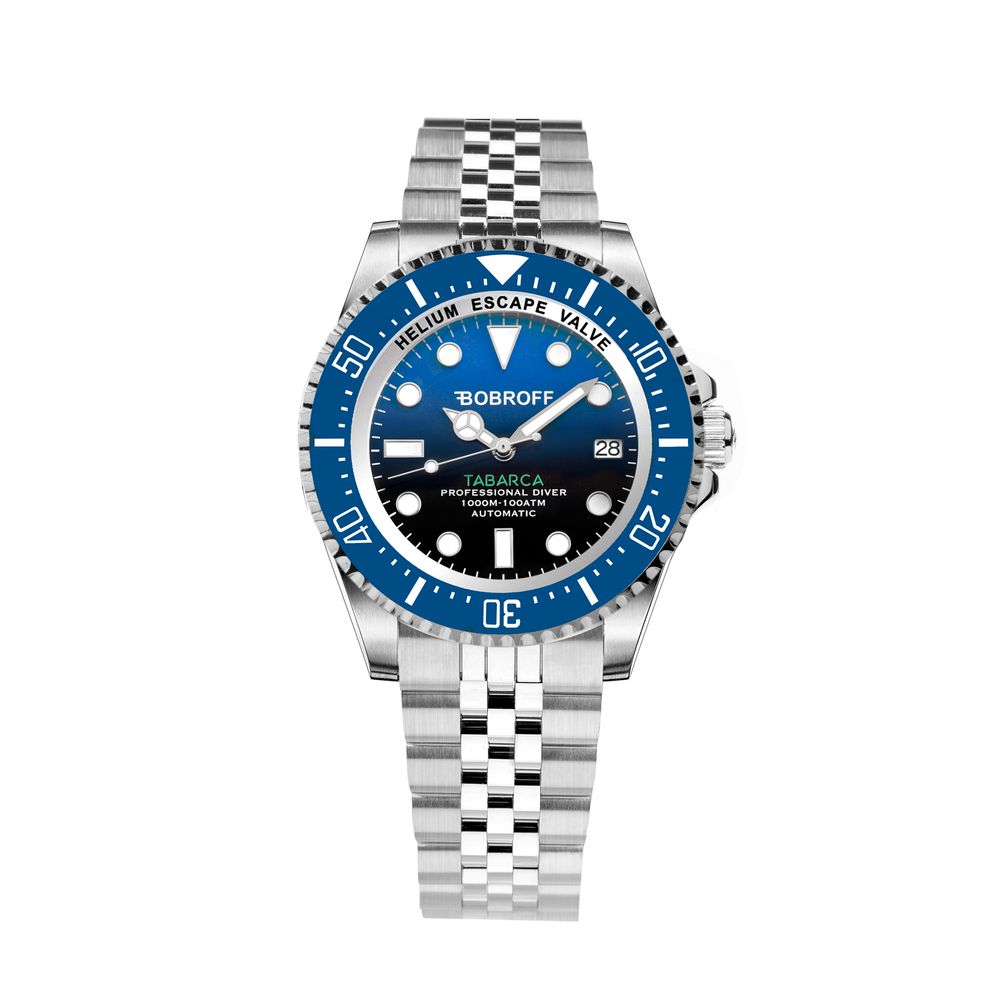 Bobroff Silver Stainless Steel Sport Watch | Regal Royce