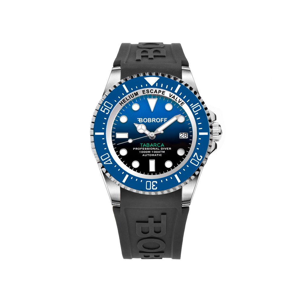 Bobroff Black Rubber Sport Watch | Regal Royce