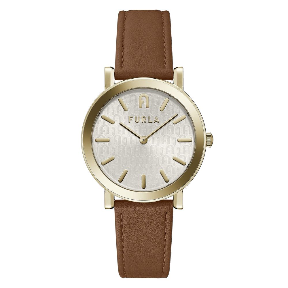 Furla Brown Leather Dress Watch | Regal Royce