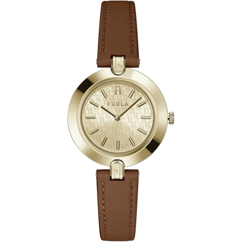 Furla Brown Leather Dress Watch | Regal Royce