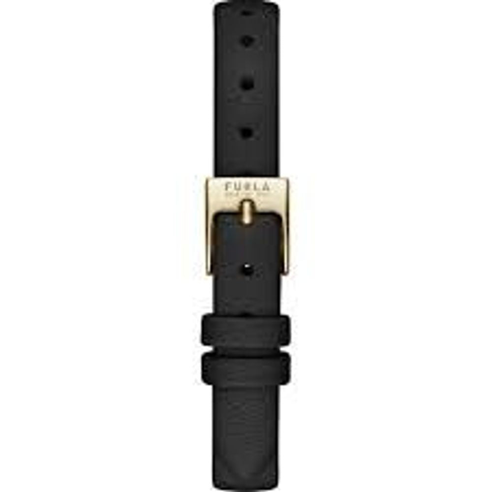 Furla Black Leather Dress Watch | Regal Royce