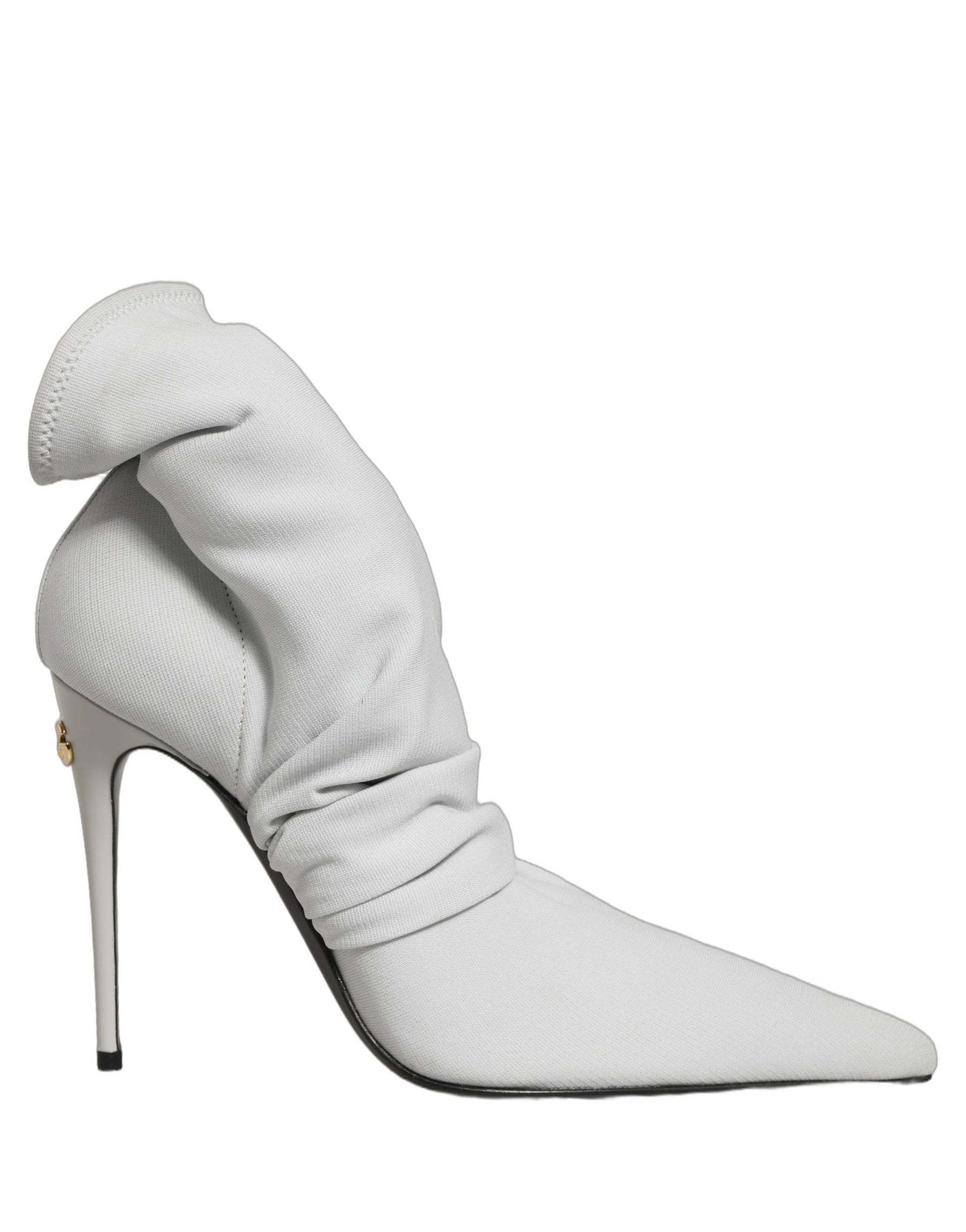 Dolce & Gabbana Gray Stretch Socks Heels Ankle Boots Shoes | Regal Royce