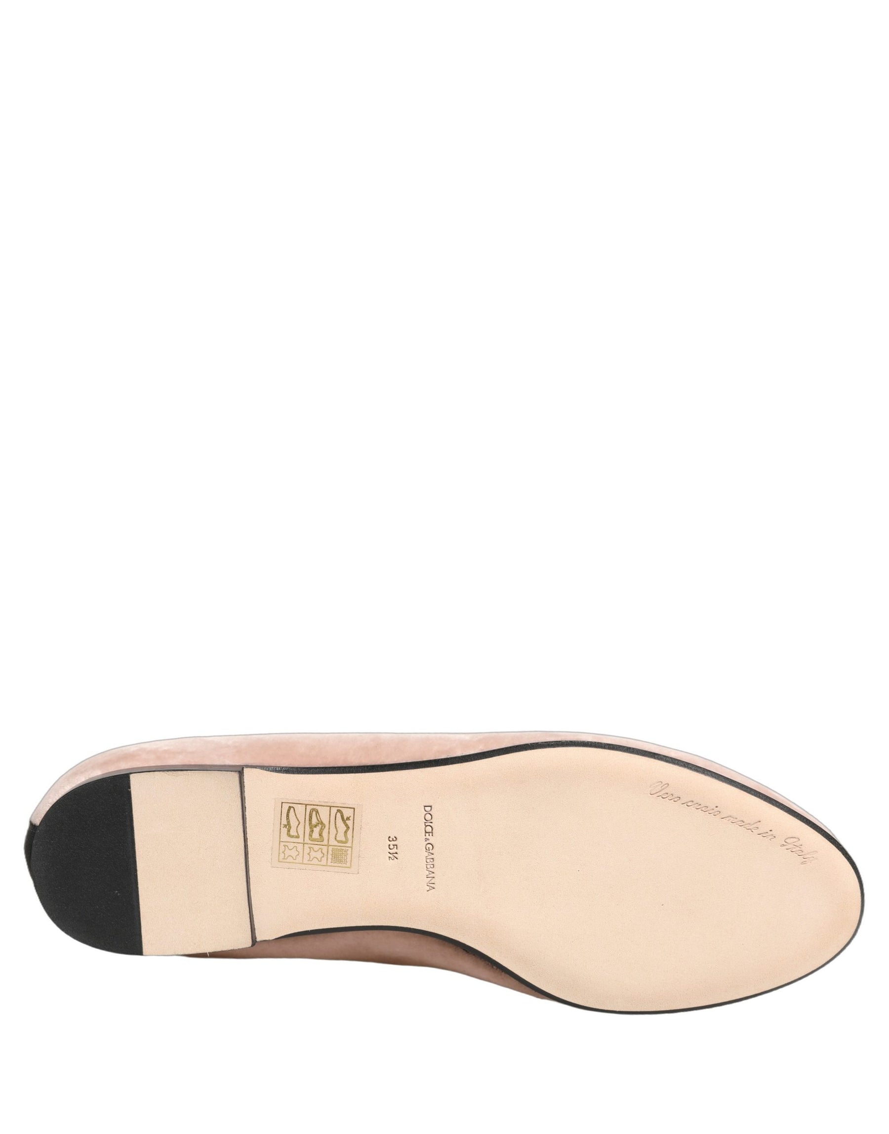 Dolce & Gabbana Pink Velvet Devotion Loafers Flats Shoes | Regal Royce