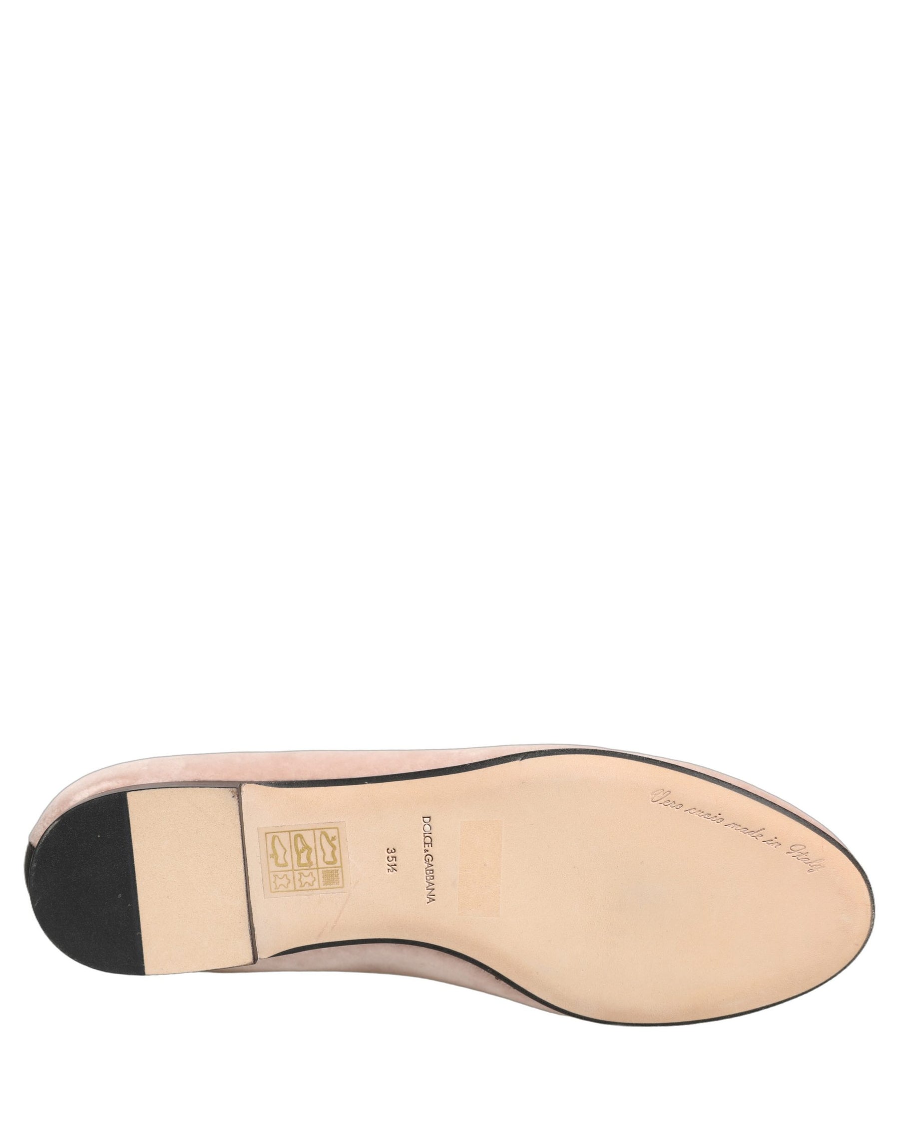 Dolce & Gabbana Pink Velvet Devotion Loafers Flats Shoes | Regal Royce