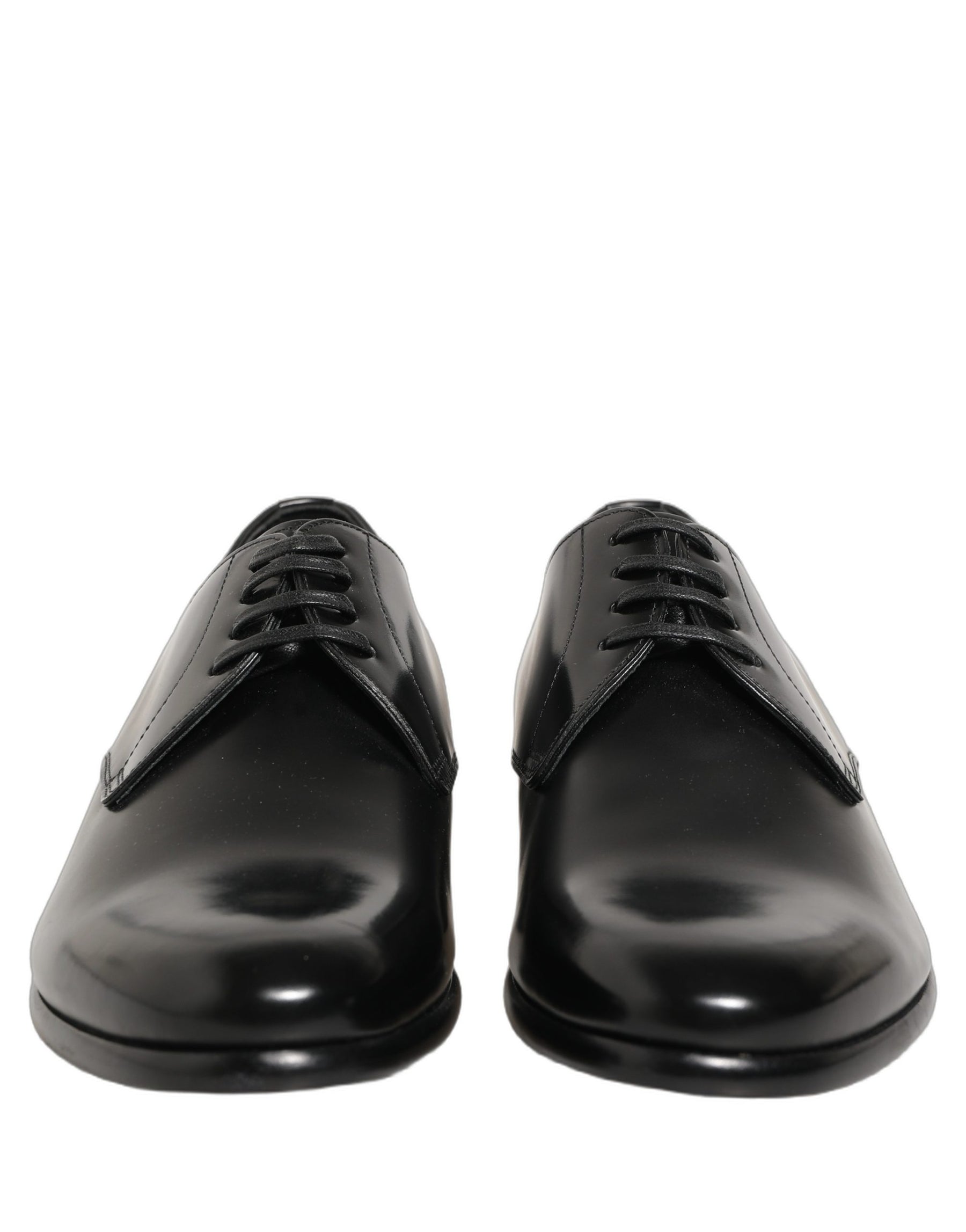 Dolce & Gabbana Black Leather Lace Up Derby Dress Shoes | Regal Royce