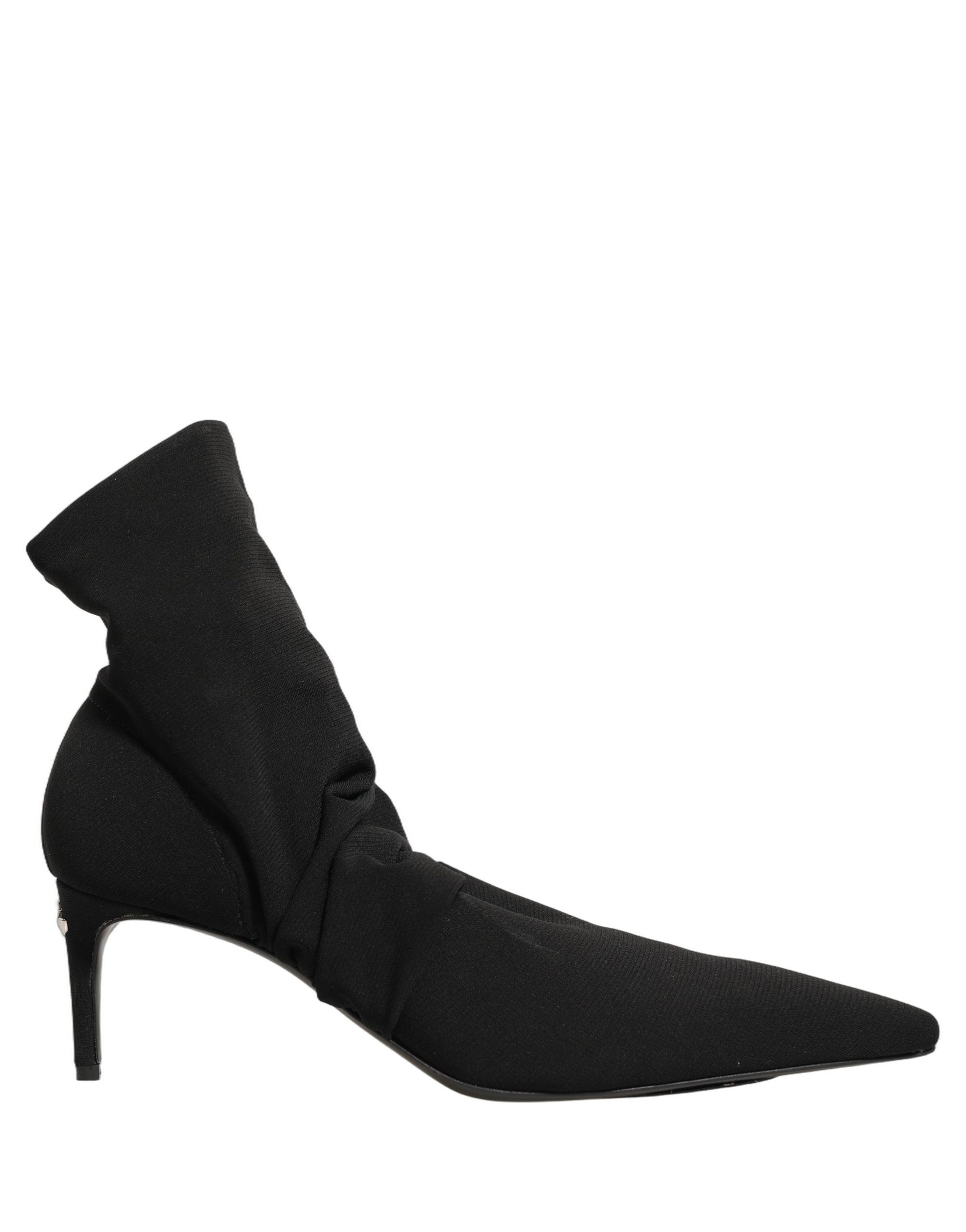 Dolce & Gabbana Black Stretch Socks Heels Ankle Boots Shoes | Regal Royce