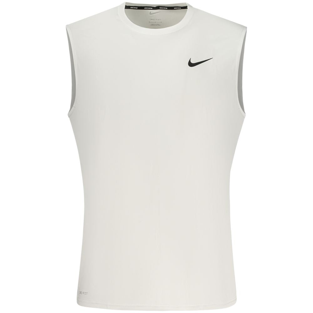 Nike White Polyester Men's Tank | Regal Royce