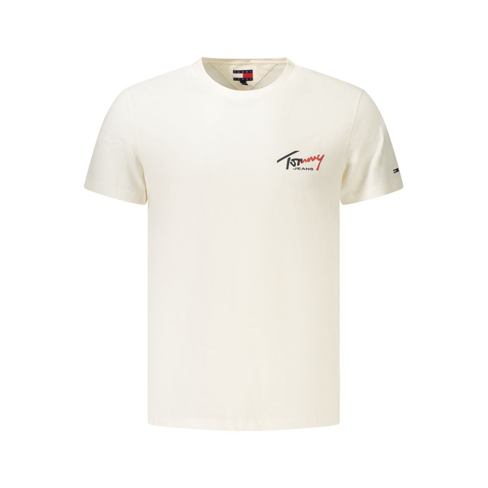 Tommy Hilfiger Bianco Cotton Mens T-Shirt | Regal Royce