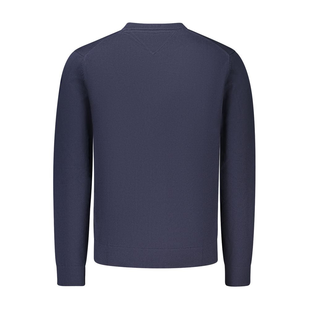 Tommy Hilfiger Blue Cotton Mens Knitwear | Regal Royce