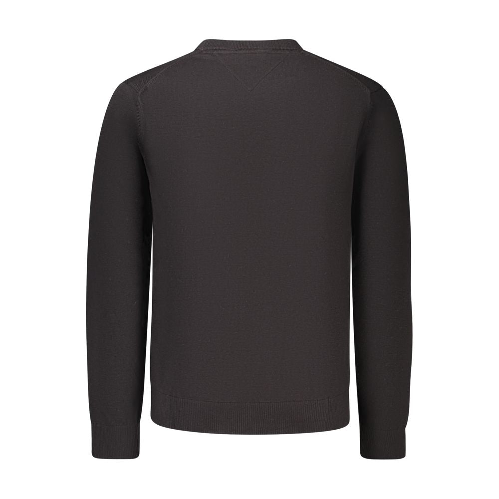 Tommy Hilfiger Black Cotton Men's Sweater | Regal Royce