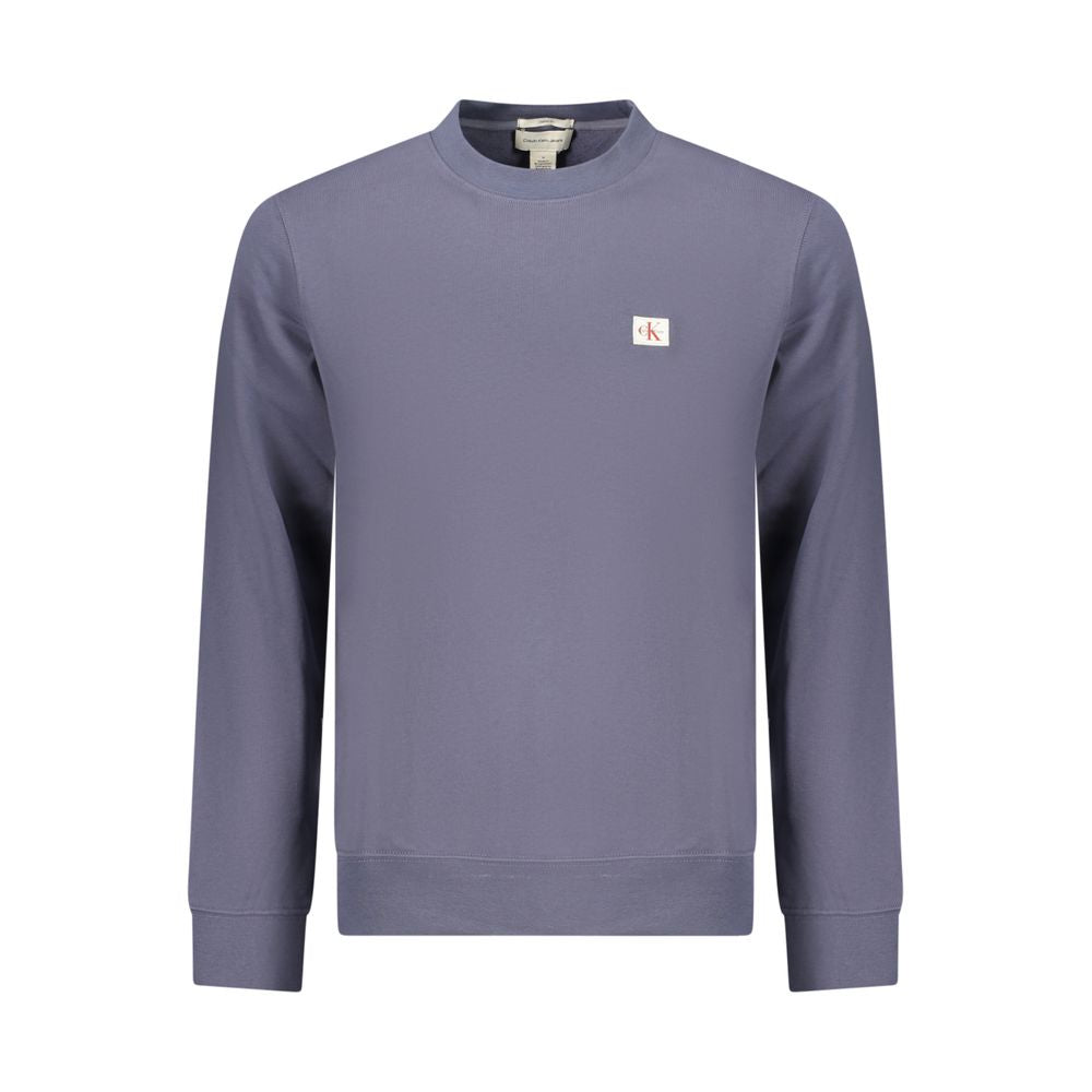 Calvin Klein Blue Cotton Men's Sweatshirt | Regal Royce