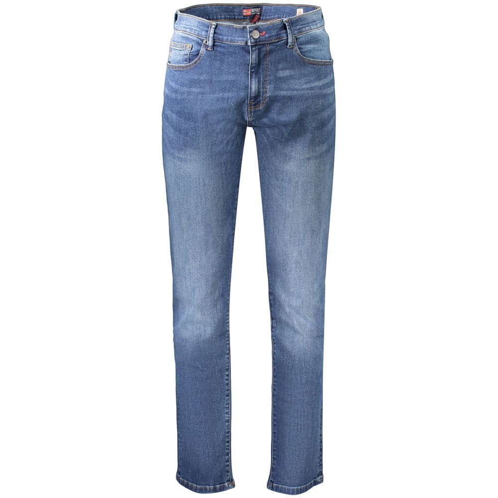 Norway 1963 Blue Cotton Men's Jeans | Regal Royce