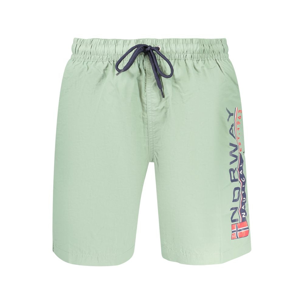 Norway 1963 Green Polyamide Men's Swimwear | Regal Royce