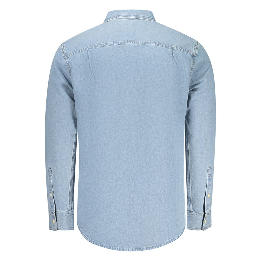 Calvin Klein Azzurro Cotton Men's Shirt | Regal Royce