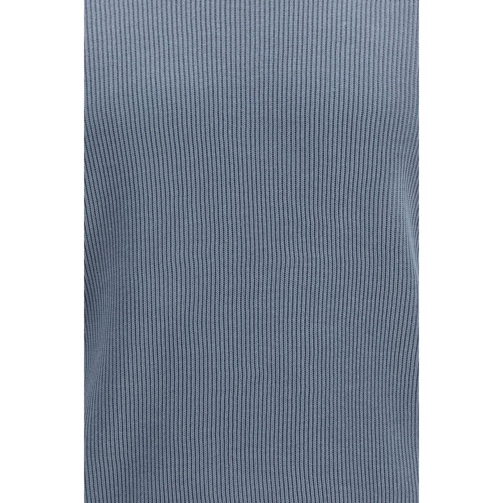 Brunello Cucinelli Blue Cotton Polo Shirt | Regal Royce