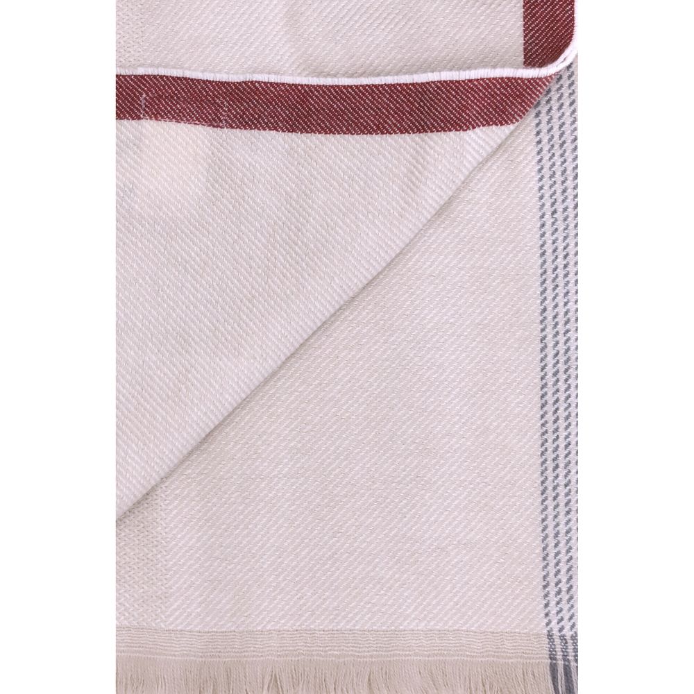 Brunello Cucinelli Beige Cashmere Scarf | Regal Royce