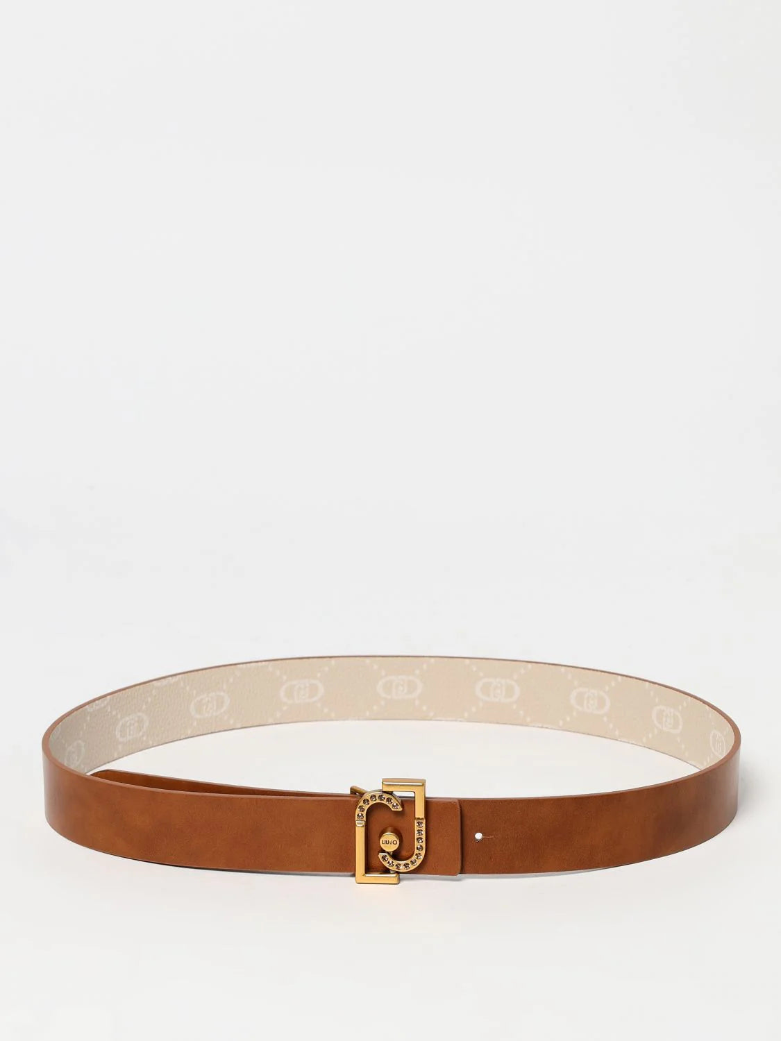 Liu Jo Beige Leather Regular Belt | Regal Royce