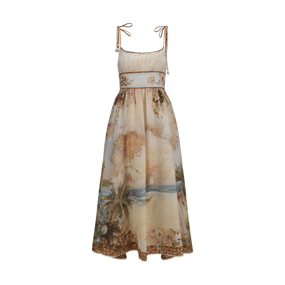 Zimmermann Beige Linen Casual Dress | Regal Royce