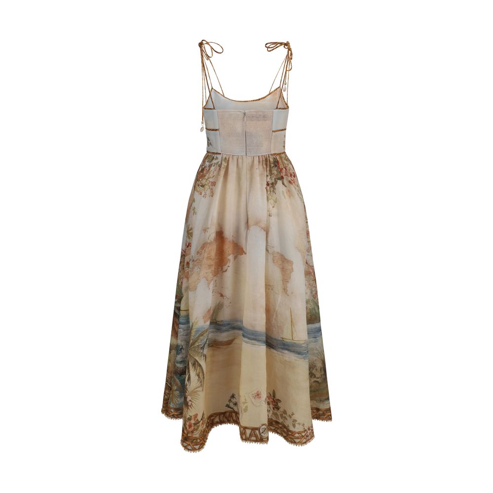 Zimmermann Beige Linen Casual Dress | Regal Royce