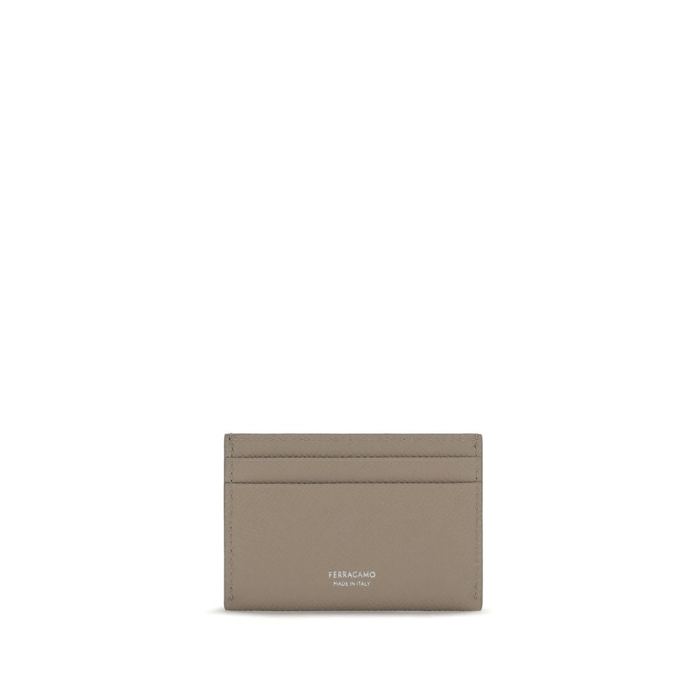 Ferragamo Beige Calf Leather Bos Taurus Wallet | Regal Royce