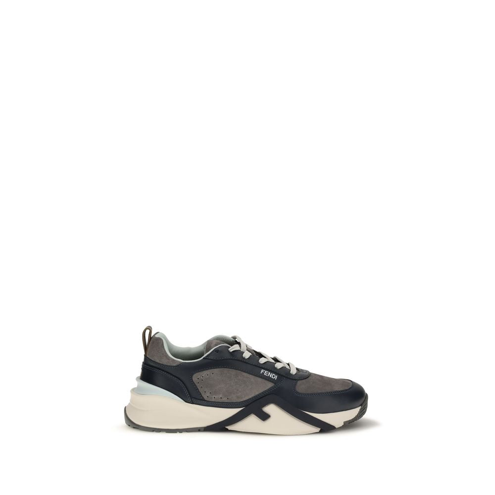 Fendi Multicolor Calf Leather Bos Taurus Athletic Sneakers | Regal Royce