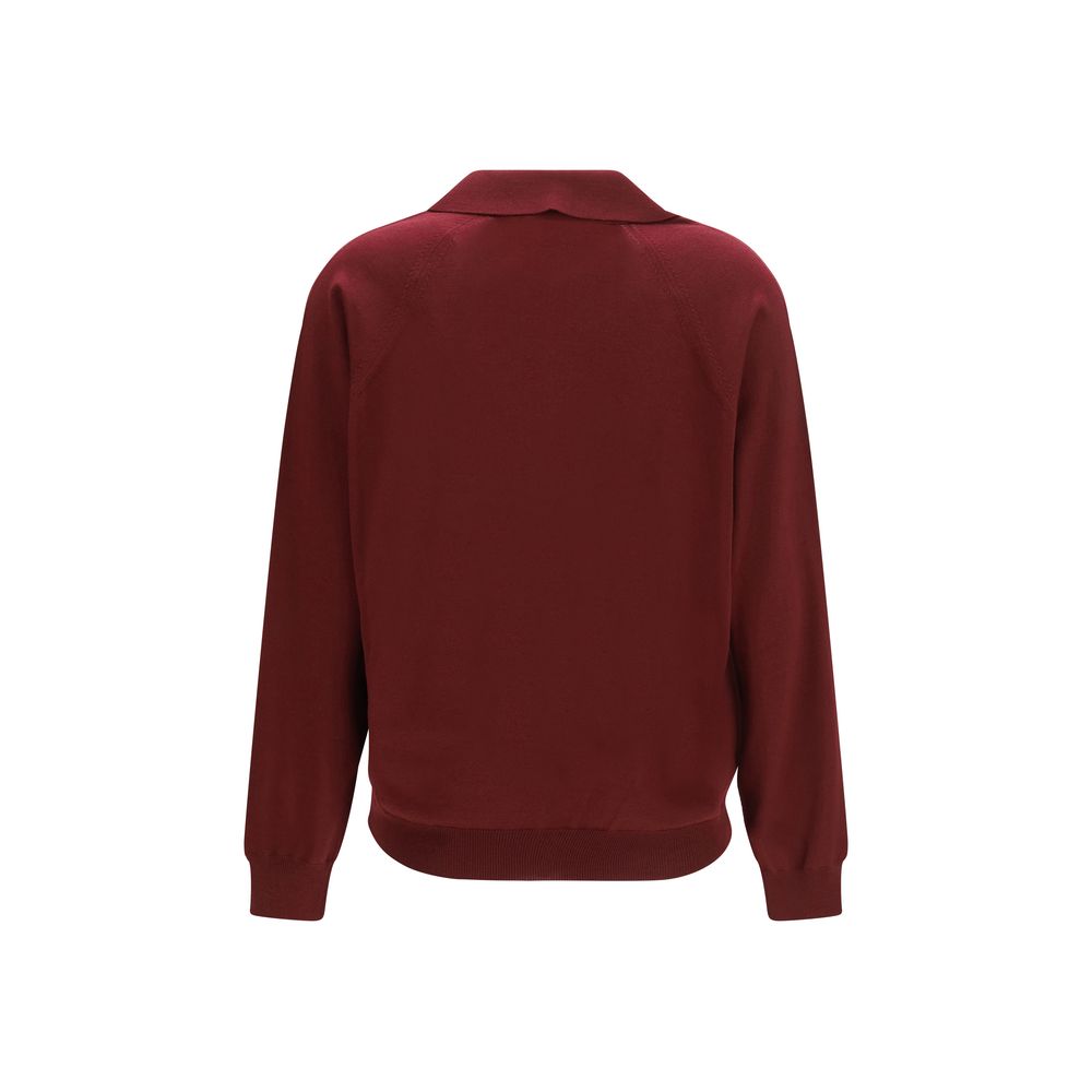 Miu Miu Bordeaux Wool Oves Aries Cardigan | Regal Royce